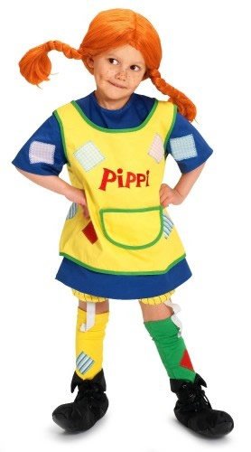 Glow2B Pippi Langstrumpf 44.3600.00 - Pippi Kost&uuml;m, ab 6 Jahre