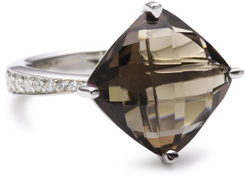 Viventy Damen-Ring 925 Sterling Silber 14 Zirkonia Wei&szlig; 1 Rauchquarz Gr. 52 (16.6) 762701 Preisvergleich