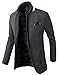 H2H Mens Fashion Slim Fit Blazer with Button Strap Collar