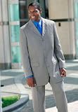 Kings' Court Four-Button Solid Jacket