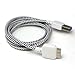 SOSAM Braided Fabric USB 3.0 Charger Cable for Samsung Galaxy Note 3 (White)