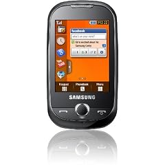 Samsung Corby S3650 Handy (Touchscreen, 2MP Kamera, MP3-Player) festival-orange
