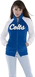 Indianapolis Colts White Poly Knit Track Jacket - XX-Large