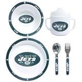 New York Jets NFL Children's 5 Piece Dinner Set by Duck House