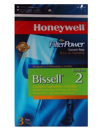 honeywell filterpower vacuum bags – bissell style 2