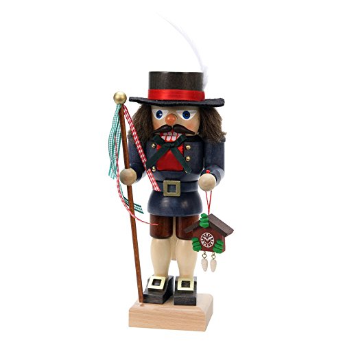 32-650 – Christian Ulbricht Nutcracker – Black Forest Man – 9.5″”H x 4.5″”W x 4″”D