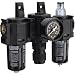 Ingersoll Rand Combination Filter-Regulator-Lubricator with Gauge - 3/8in., Model# C231-810