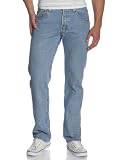 Levis Mens 501 Jean, Light Stonewash, 44x29