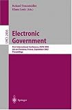 Electronic Government: First International Conference, EGOV 2002, Aix-en-Provence, France, September 2-5, 2002. Proceedings