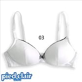 pied clair ジュニア用ソフトノンワイヤーブラジャー(03、B70)