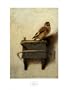 The Goldfinch, c.1654 Art Poster Print by Carel Fabritius, 20x26