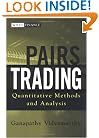 Pairs Trading: Quantitative Methods and Analysis (Wiley Finance)
