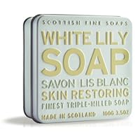 Scottish Fine Soaps Vintage Fragrances Soaps in a Tin White Lily