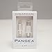 Pangea Audio Lightning to USB A - White/Silver/White Braid - Metal Connectors - 6 Foot