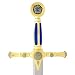Sporting Goods : Masonic Ceremonial Sword Templar Knight Freemasonry