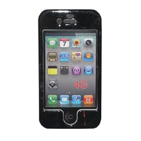 iPhone 4 Case: Bluelover Pattern - Coque �tui rigide de protection pour Apple iPhone 4G - Noir