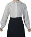 French Toast Long Sleeve Peter Pan Blouse (Sizes 7-20) - white, 7