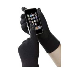 Isotoner SmarTouch Touch Sensitive Handschuhe! Farbe schwarz Damen stricken Handschuh