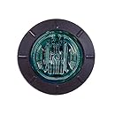 Maxxima M09400G Green 1-1/4" Round LED Courtesy Marker Light