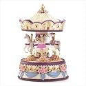 Floral Musical Merry Go Round - Style 36185