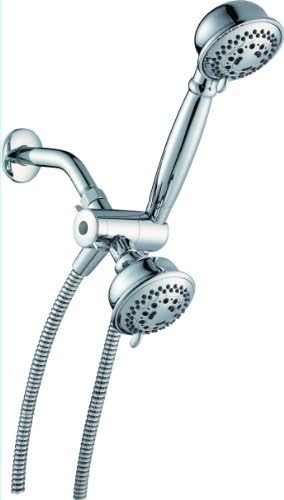 Conservco WS-Y6C-C Yosemite 5-Function Dual Showerhead Combo Pack, Chrome Finish