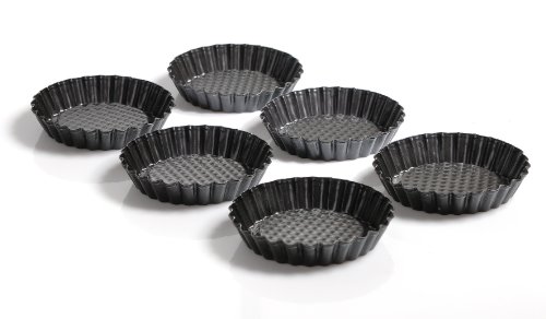 Kaiser 769806 Patisserie Tortelett-Set, 6-teilig, 10 cm
