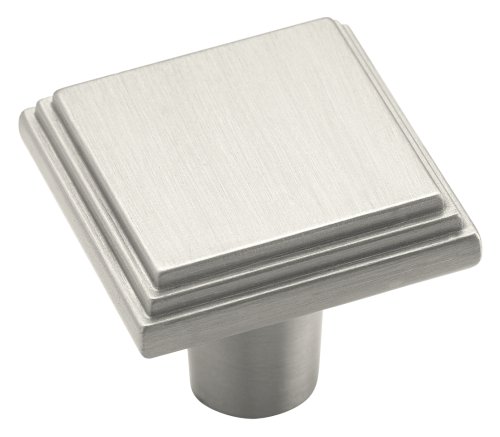 Amerock BP26117-G10 Manor Knob 1-Inch Diameter, Satin Nickel