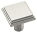 Amerock BP26117-G10 Manor Knob 1-Inch Diameter, Satin Nickel
