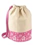 Hyp Sportswear Beach Duffel, NATURAL/FLAMINGO PRINT, One Size