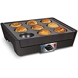 Final Touch Electric 9 Well Stuffed Ebelskiver Pastry Maker