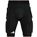 Padded Compression Shorts - Best Men & Women Basketball, Martial Arts Protection