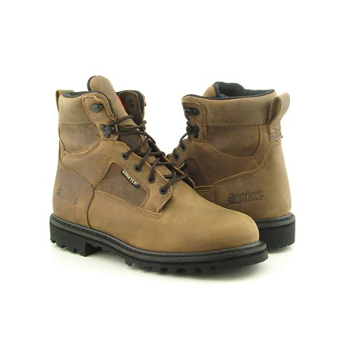 41k46153a7L ROCKY 8242 Ranger Brown Wide Boots Work Shoes Mens 9.5