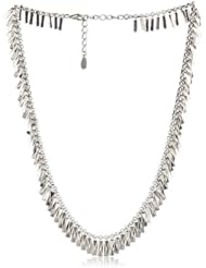House of Harlow 1960 Silver-Plated Pyramid Bar Necklace