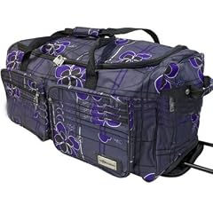 Reisetasche Jumbo-Miami Big-Travel 2 Rollen 90L Trolley LILA