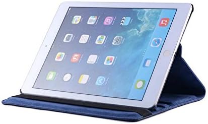 Reediy 360 Degree Rotating Case for iPad Air 2 / iPad Air 6 Plain PU Leather Pink with Screen Protector and Stylus Pen