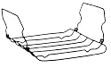 Fox Run Non-Stick Roast Lifter