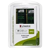 Kingston Apple 2GB Kit (2x1GB Modules) 667MHz DDR2 SoDimm iMac and Macbook Memory (KTA-MB667K2/2GR)