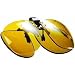 CLIP ON DRIVING GLASSES - SAFER DRIVING IN ALL SORTS OF WEATHER - IMPROVED DAY & NIGHT VISION - LIGHTWEIGHT & SCRATCH RESISTANT