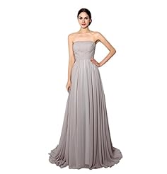 Chiffon Sweetheart  Backless Lace-Up Ruched Pleated Evening Dress  With Ruffles