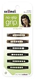 Scunci No-slip Grip Oval Snap Clips, 6-Count, Colors may vary
