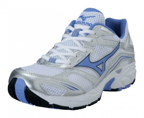 MIZUNO Wave Crusader 6 Damen Laufschuhe, WeiÃ?/Silber/Purple, 40.5