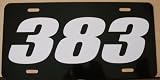 383 ENGINE SIZE LICENSE PLATE