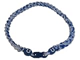 Indianapolis Colts NFL Titanium 3 Rope Tornado / Twist Necklace Blue & White 18 Inches *2012-2013 Style*