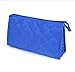 JOVANA Women Zipper Closure Small Cosmetic Case Makeup Bag (Blue)