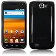 T-MOBILE SAMSUNG T679 EXHIBIT II 4G SMOKE BLACK TPU GEL SKIN CASE, IN QUBITS RETAIL PACKAGING