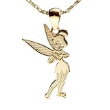 14Kt Gold Disney Tinkerbell Charm Pendant 14K