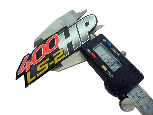 LS2 400HP Engine Real Aluminum Fender Emblem 