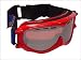 Divine FROST Snow Goggles - Shiny Red Frame/Silver Flash Rose Lens
