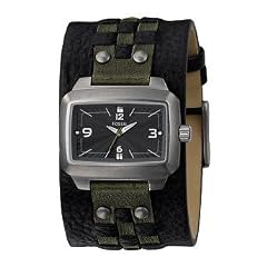 Fossil Herren-Armbanduhr Analog Leder mehrfarbig Trend JR1000