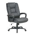 Hi-Back Executive Leather Chair - Dark Gray